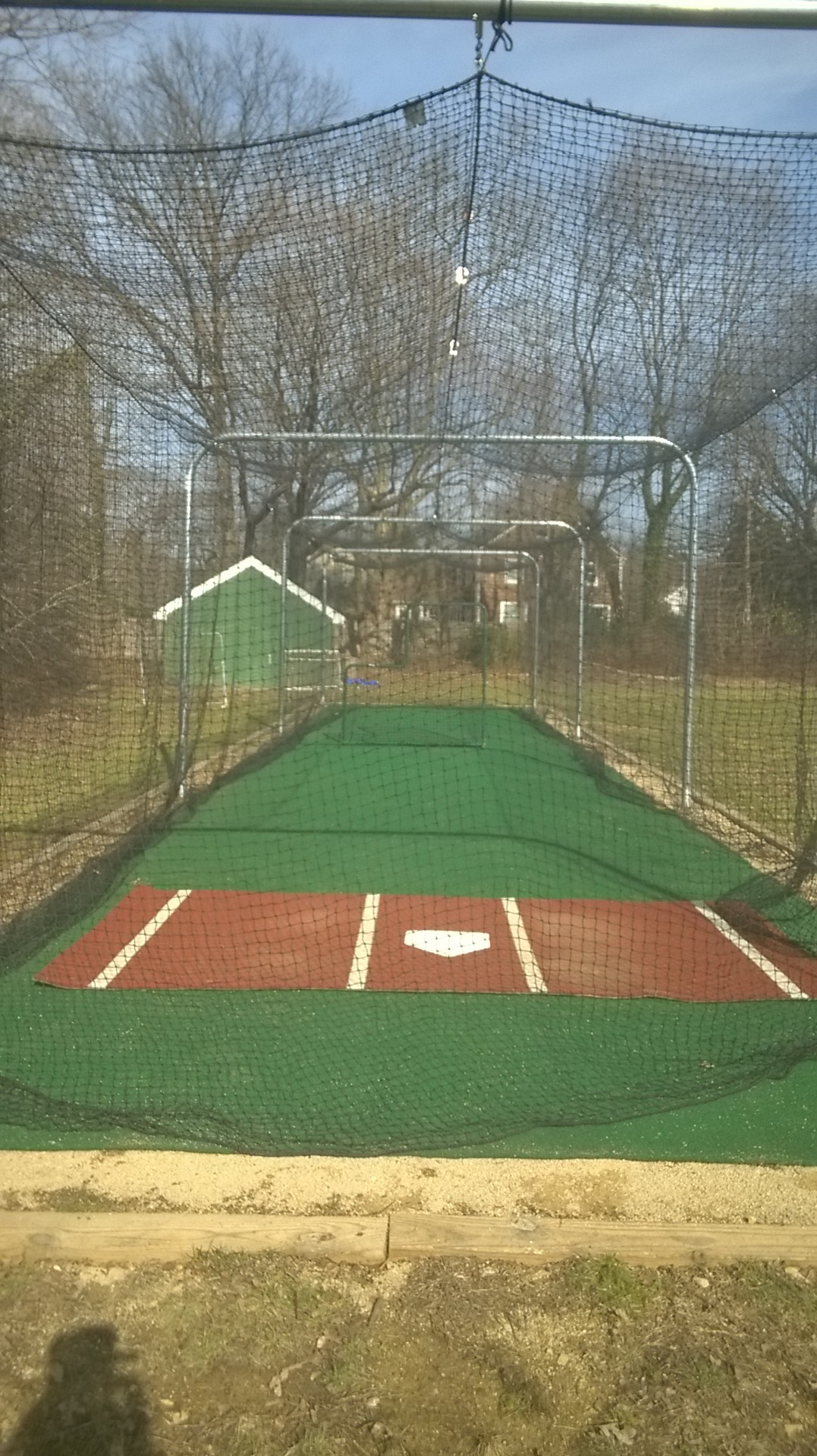 Henderson Batting Cage is Open For Business.  (Field to open Apr 1)